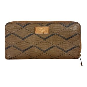 FOSSIL Brown Zip Wallet